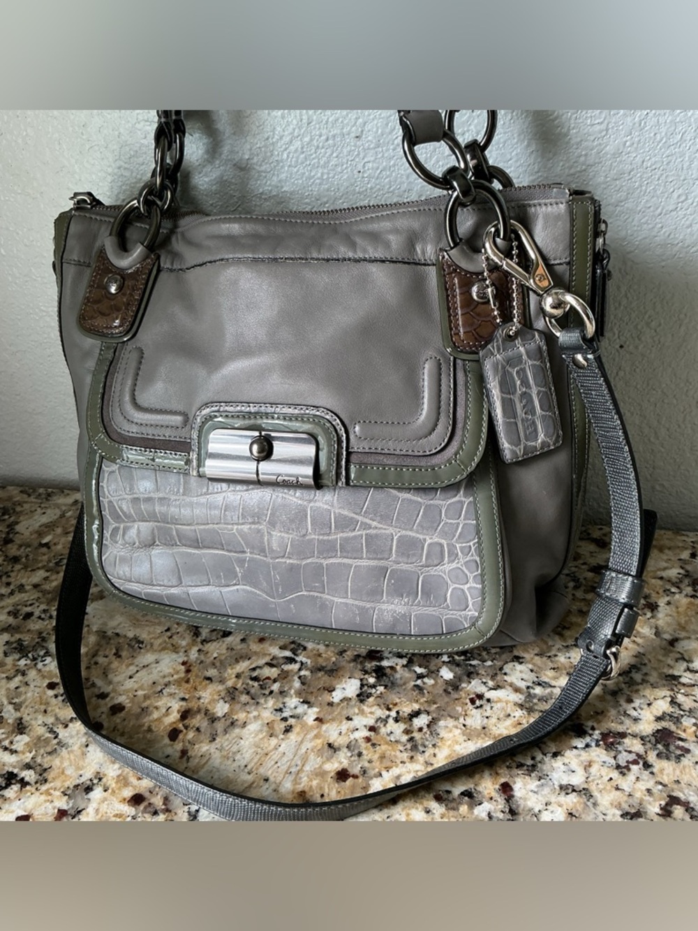 Coach Kristen Spectator Hobo Satchel - Picture 2 of 11